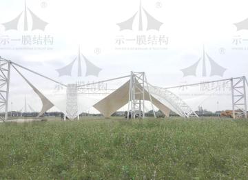 膜結構景觀張拉膜的美與保養(yǎng)