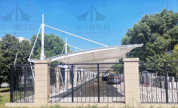 上海嘉定教育局膜結構車棚二