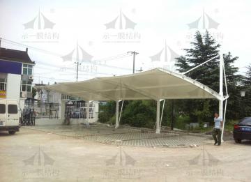 膜結(jié)構(gòu)車棚基礎強度是什么？
