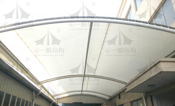 浙江工廠(chǎng)膜結(jié)構(gòu)雨棚 