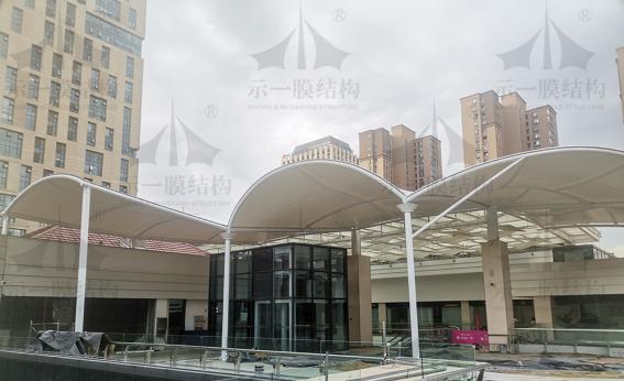 云南昆明膜結構遮陽雨棚