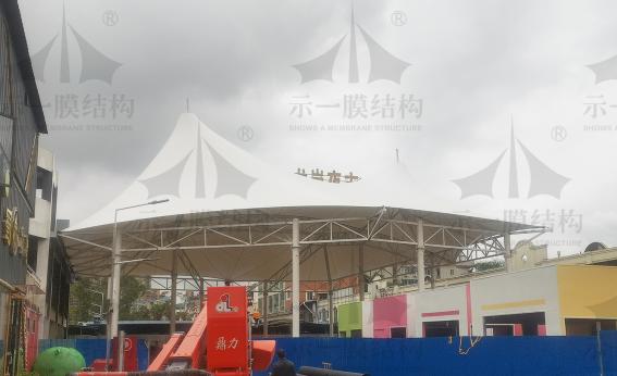 福建三明膜結構遮陽雨棚