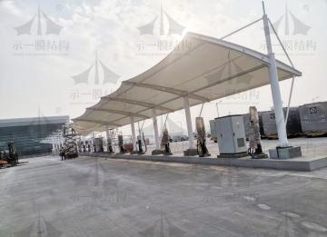 示一為您解說充電樁膜結(jié)構(gòu)停車棚的發(fā)展趨勢(shì)
