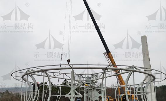 風(fēng)力發(fā)電機(jī)增速涵道膜結(jié)構(gòu)