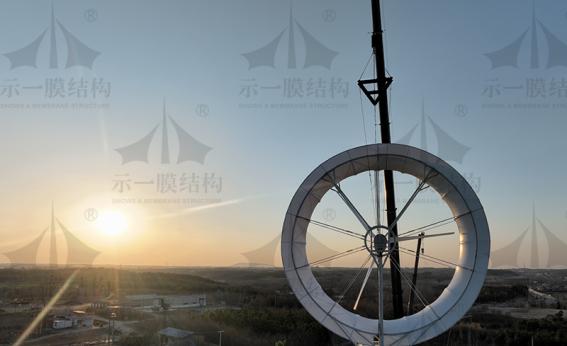 風(fēng)力發(fā)電機(jī)增速涵道膜結(jié)構(gòu)-2